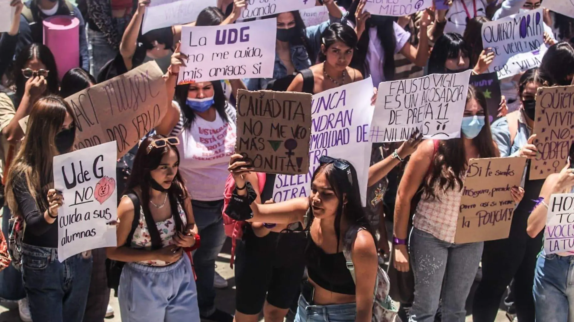 Manifestación estudiantes Prepa 11